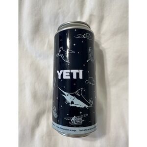 New Limited Edition 16oz Yeti Stash Can Novelty Beer Can Blue with Sticker